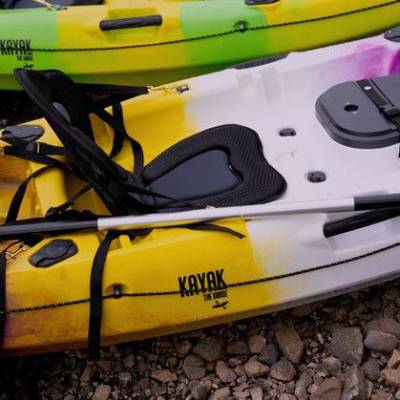 colorful kayak